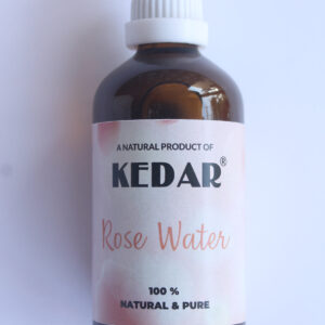 rose water amber bottle